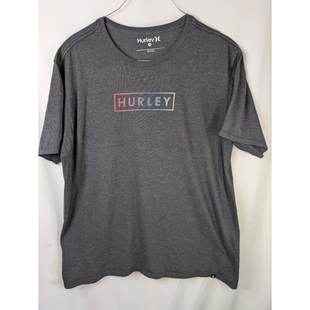 Hurley Shirt Adult XX Large MULTI COLOR Logo Rashguard Surf Surfing Beach Mens